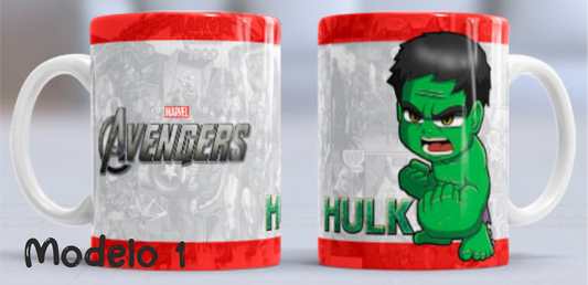 Taza personalizada Hulk