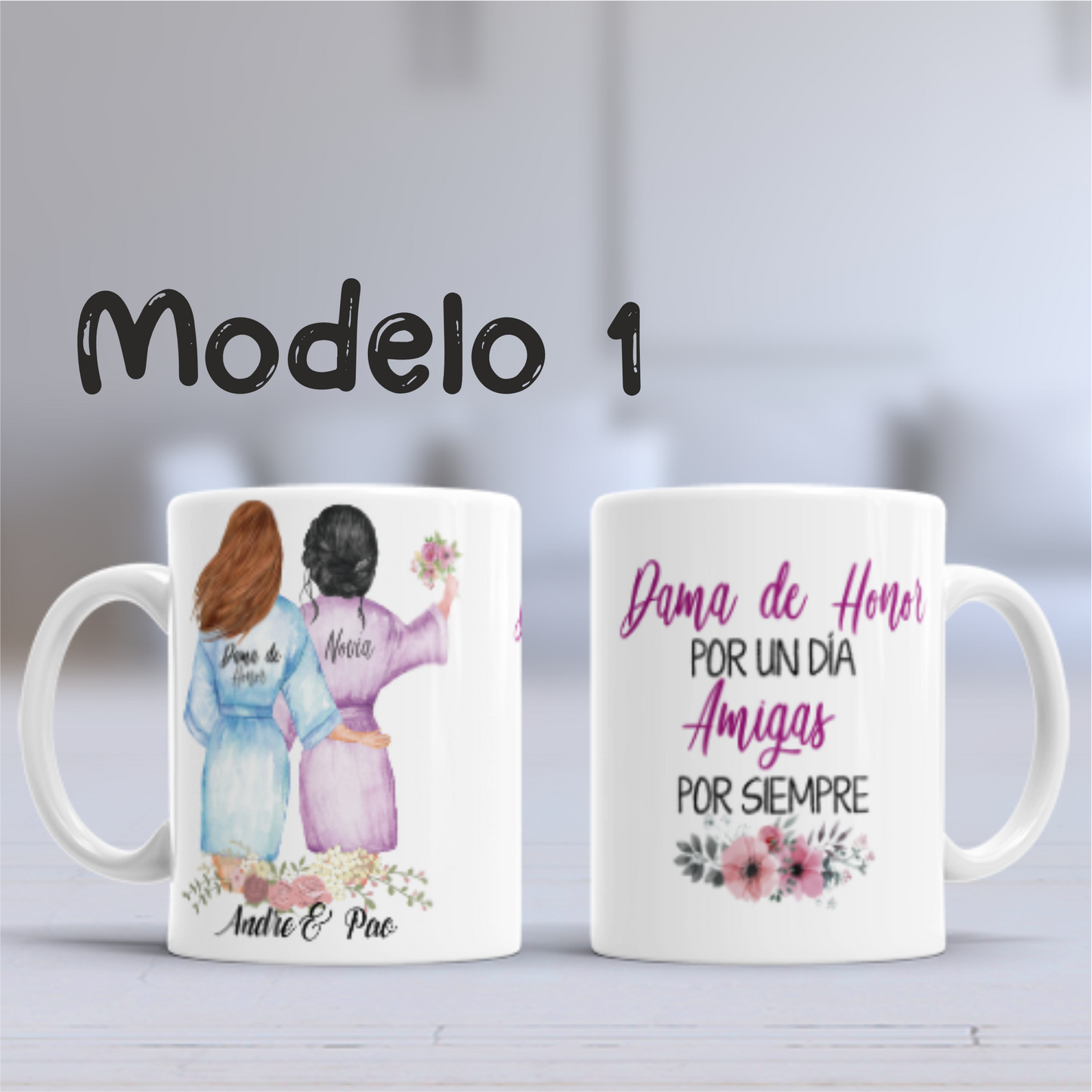 Taza personalizada Dama de Honor