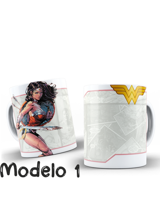 Taza personalizada Mujer Maravilla