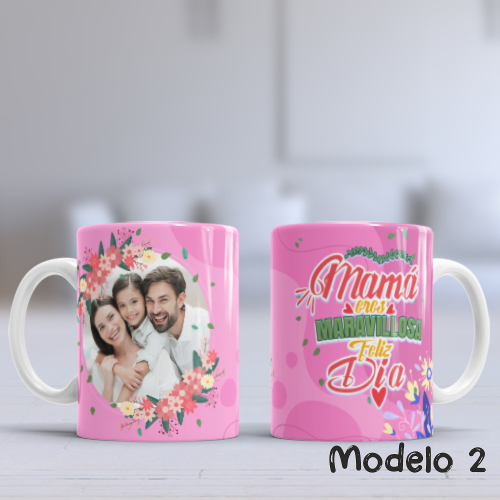 Taza personalizada Día de la Madre con foto