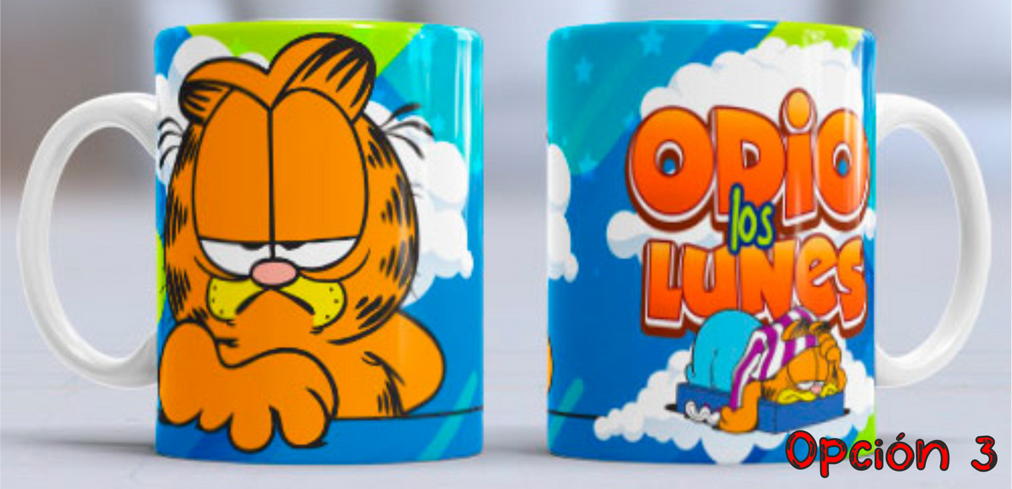 Taza personalizada Garfield