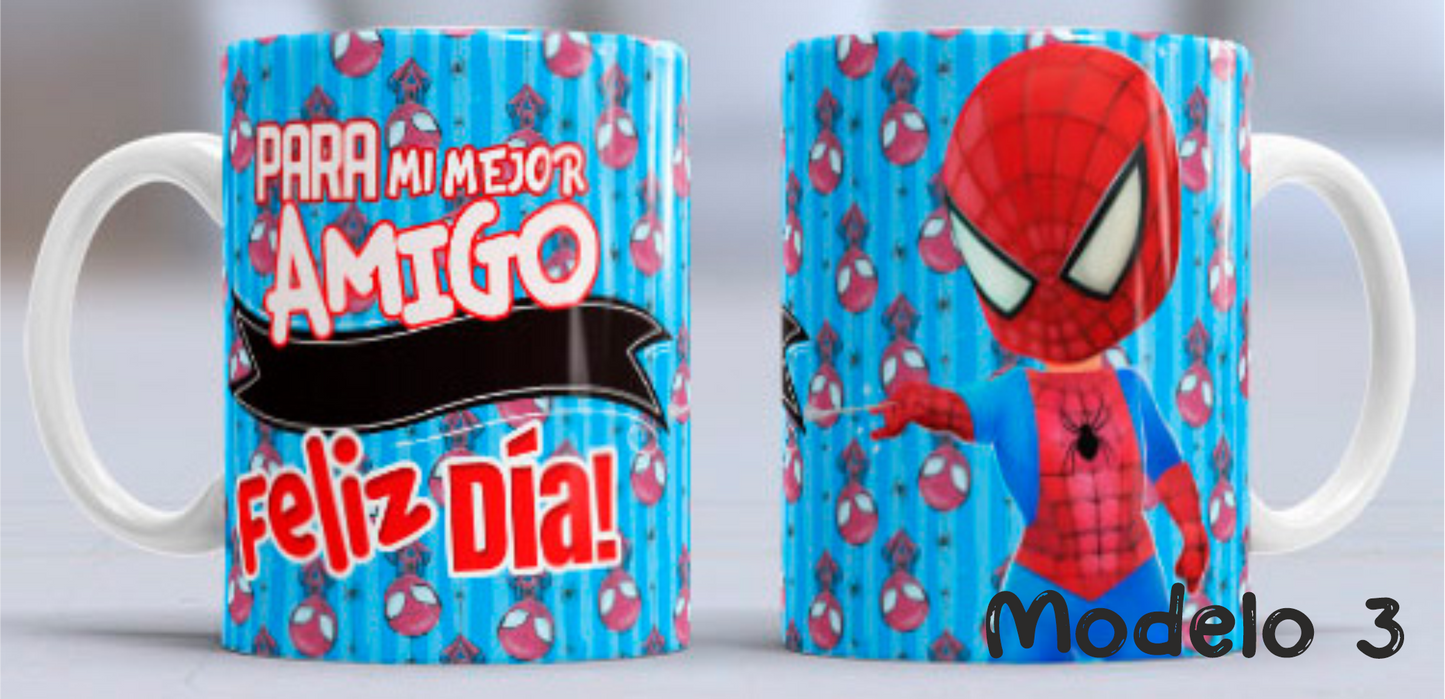 Taza personalizada Spiderman