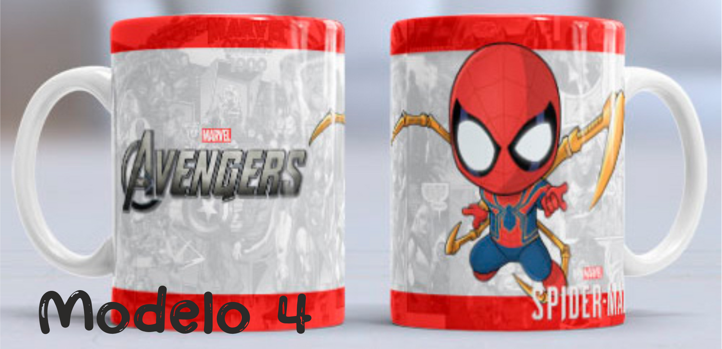 Taza personalizada Spiderman