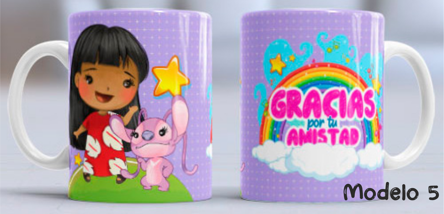 Taza personalizada Lilo & Stitch