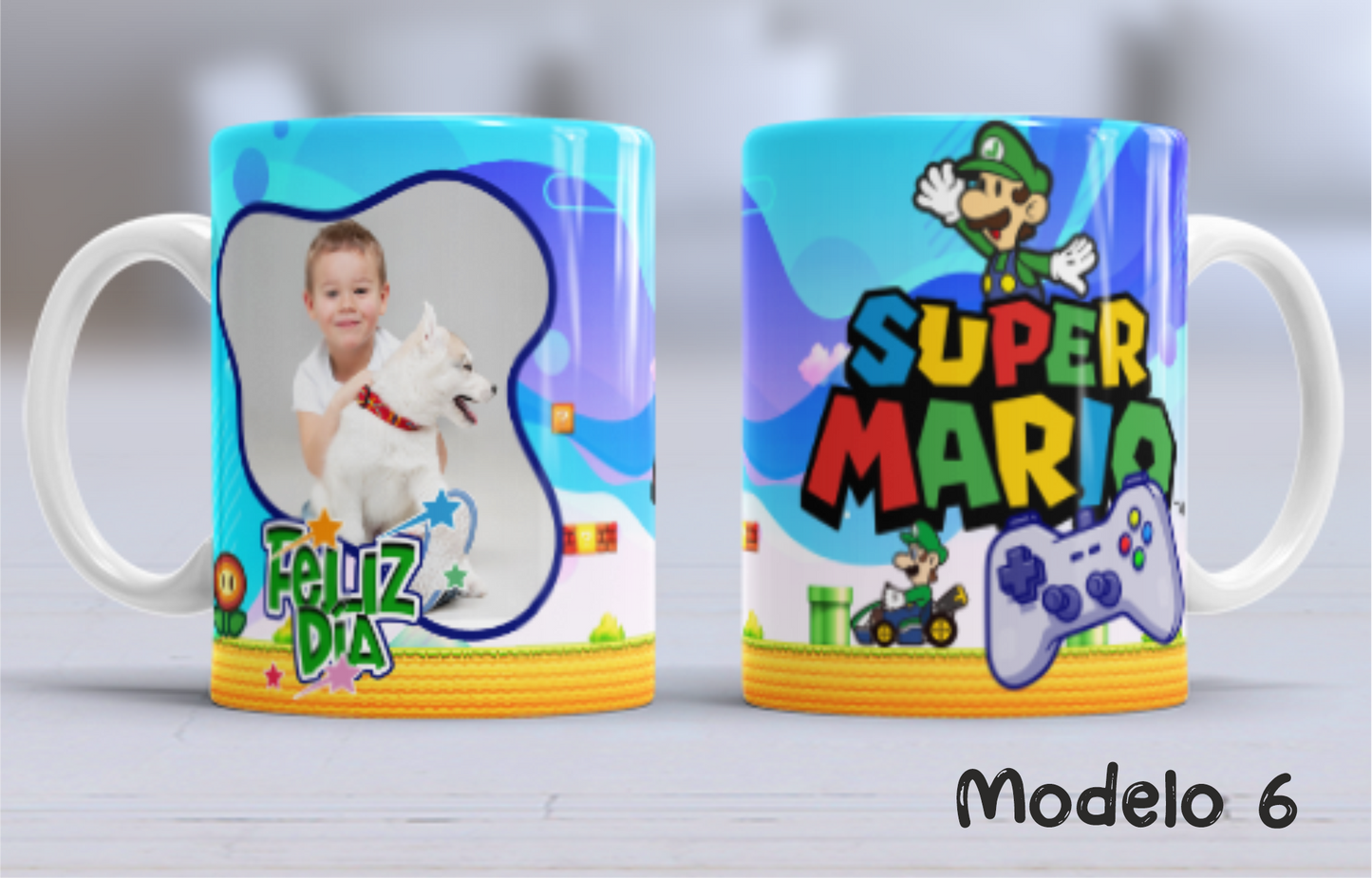 Taza personalizada Mario Bross