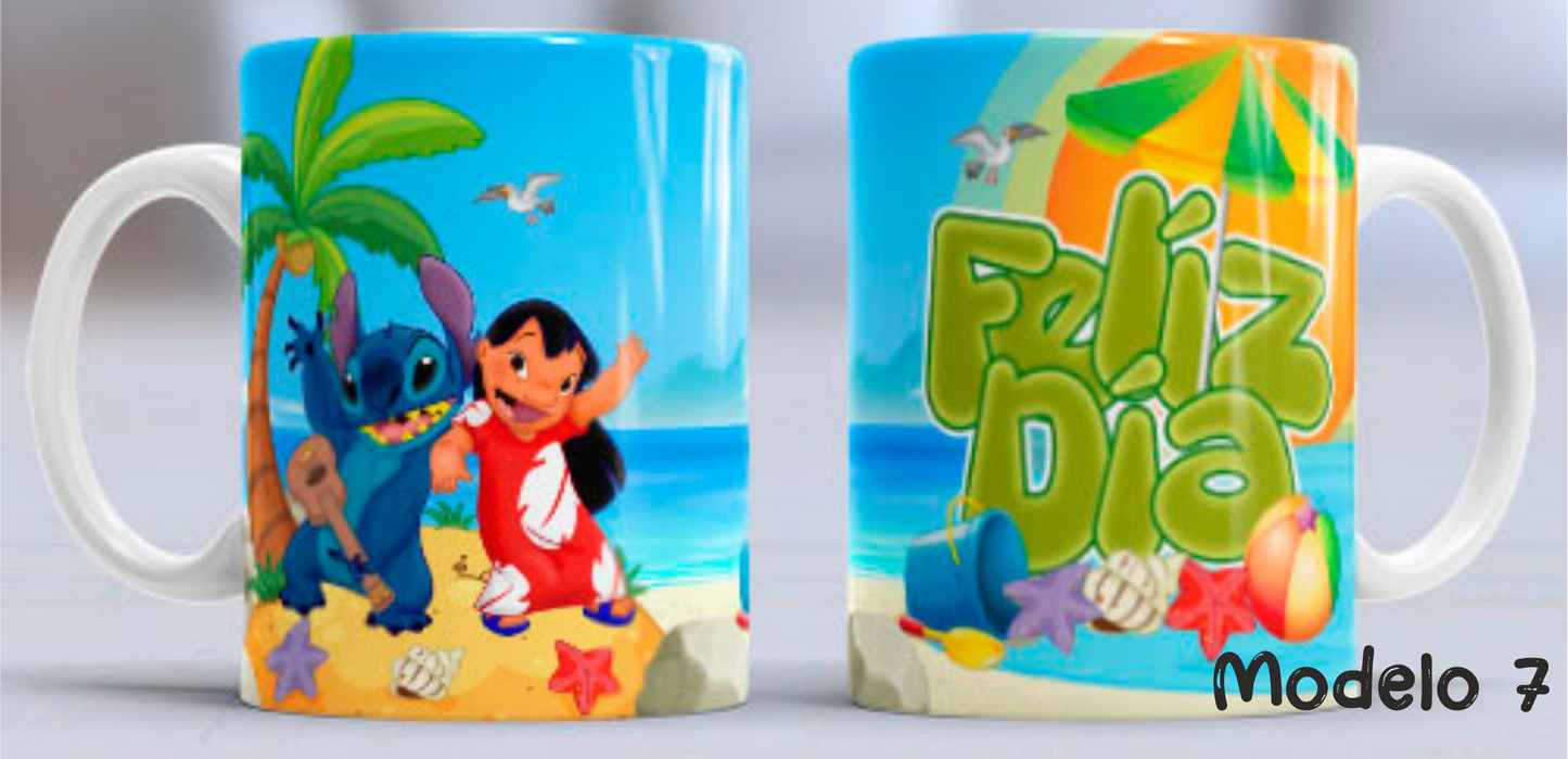 Taza personalizada Lilo & Stitch