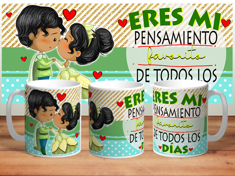 Taza personalizada "Eres mi pensamiento favorito todos los días"