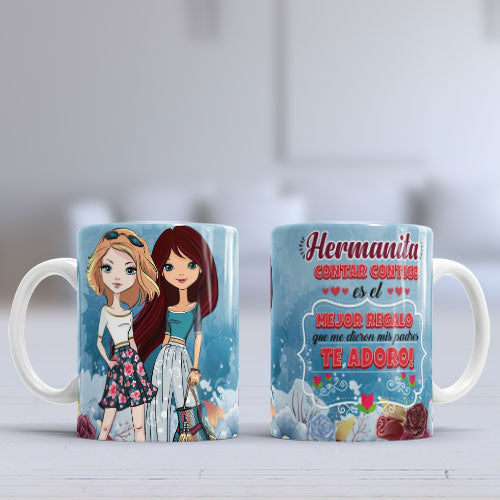 Taza personalizada Hermanas