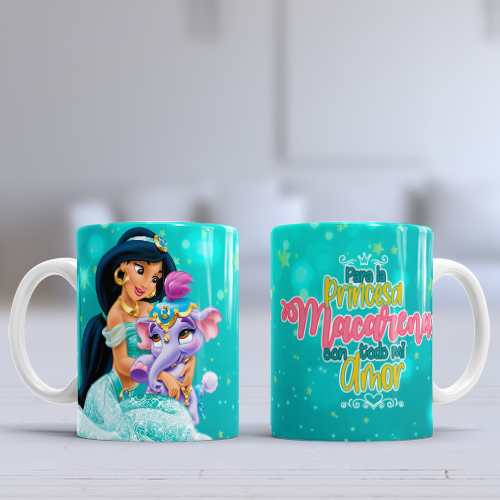 Taza personalizada princesas