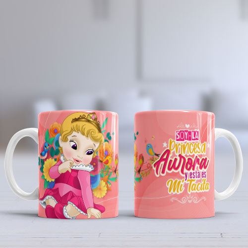 Taza personalizada Princesas Bebé