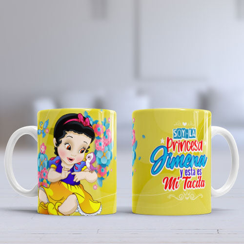 Taza personalizada Princesas Bebé