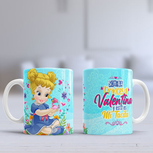 Taza personalizada Princesas Bebé