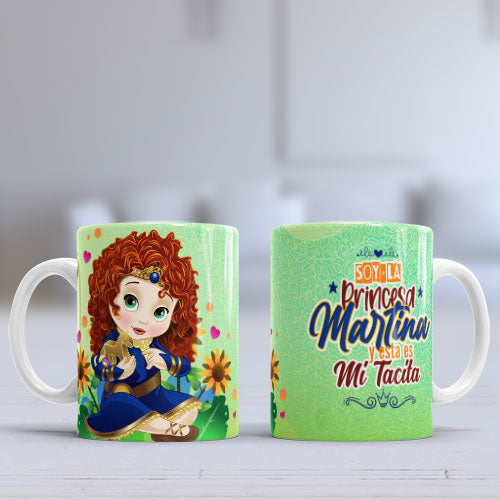 Taza personalizada Princesas Bebé