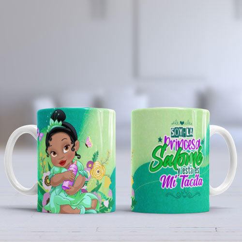 Taza personalizada Princesas Bebé