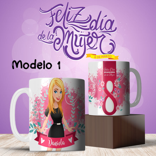 Taza personalizada Día de la Mujer