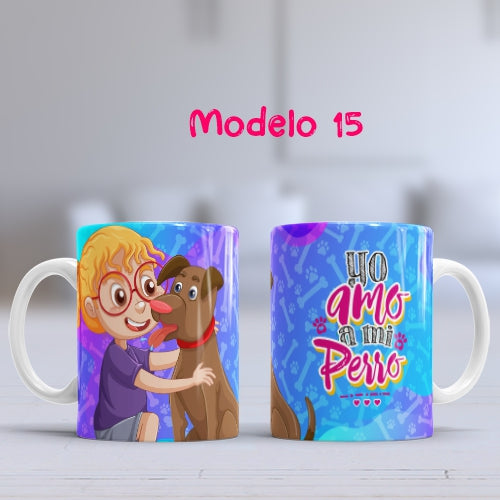 Taza personalizada Perritos