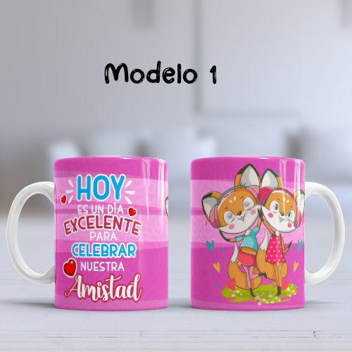 Taza personalizada amistad