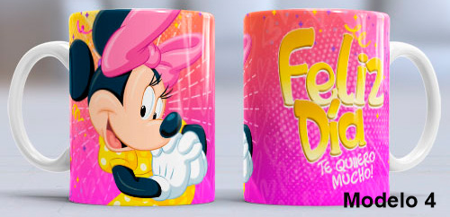 Taza personalizada Mickey y Minnie