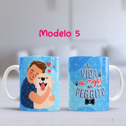 Taza personalizada Perritos