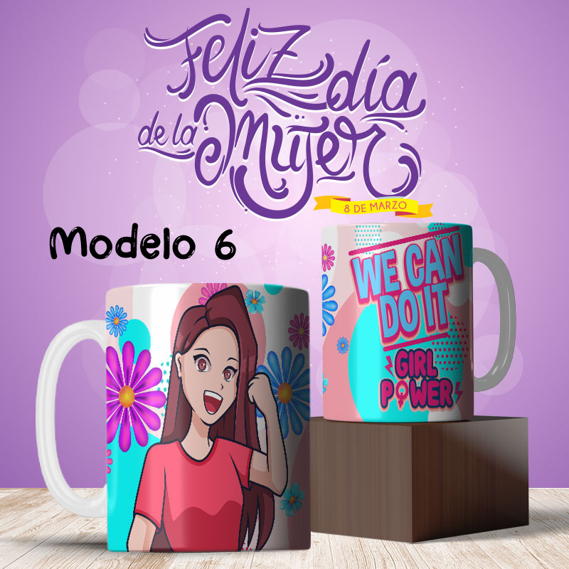 Taza personalizada Día de la Mujer