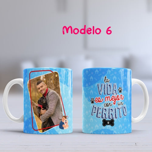 Taza personalizada Perritos