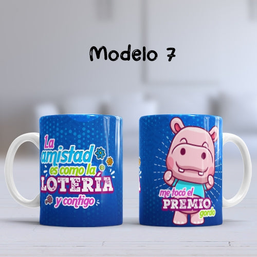 Taza personalizada amistad