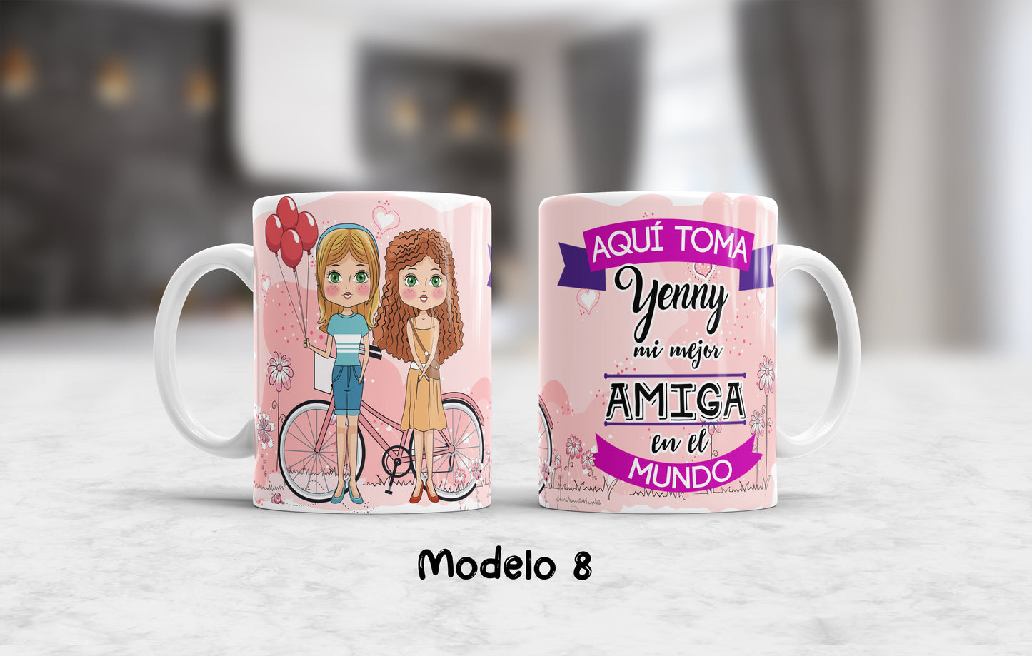 Taza personalizada amistad