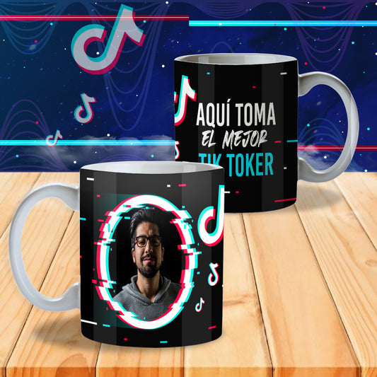 Taza personalizada "Estrella del Tik Tok"