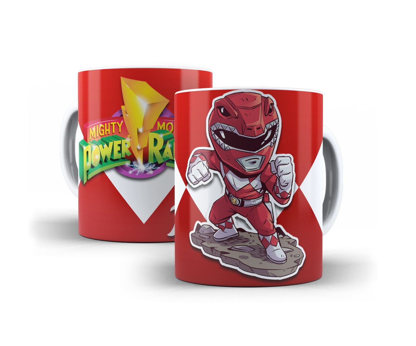 Taza personalizada Power Rangers