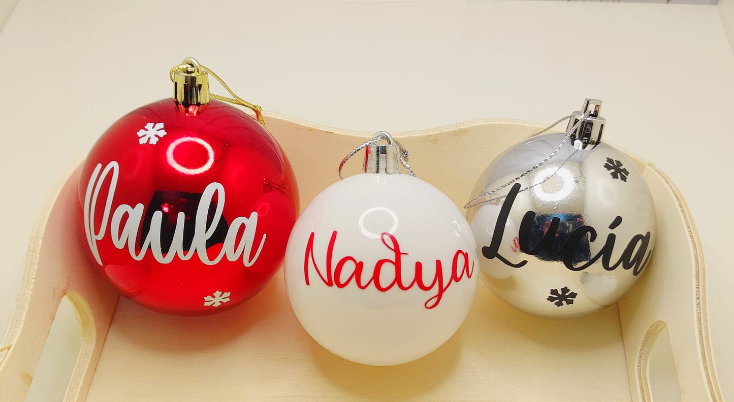 Bola de navidad personalizada