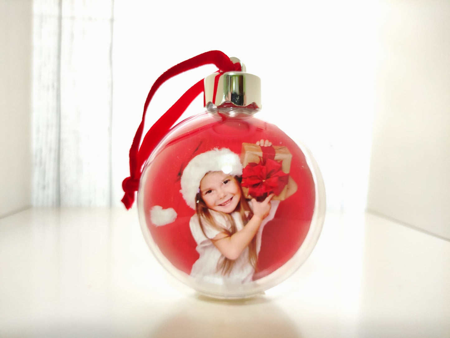 Bola de Navidad con foto personalizada