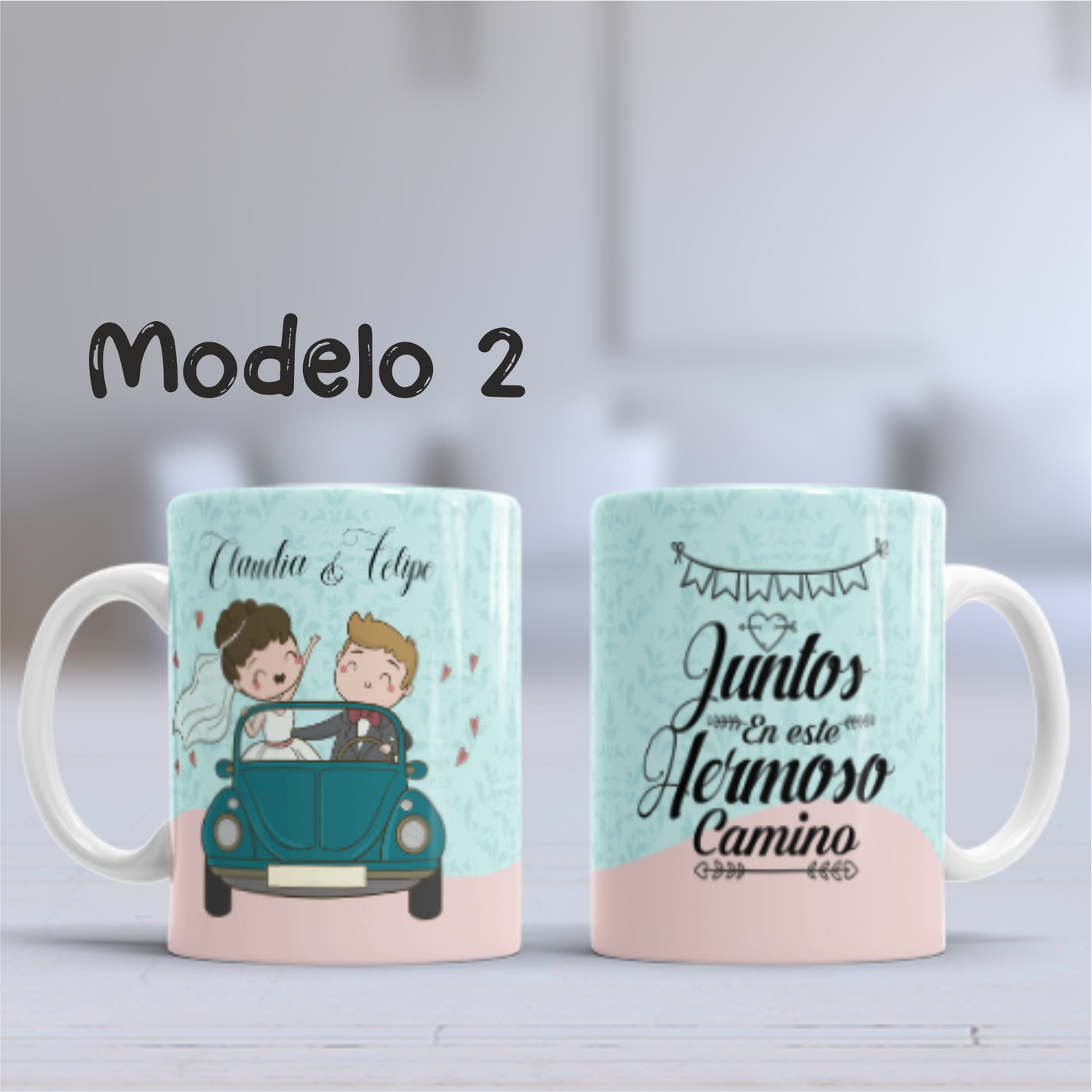 Taza personalizada Boda