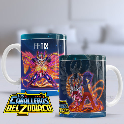 Taza personalizada Caballeros del Zodiaco