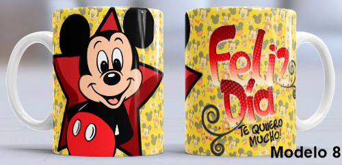 Taza personalizada Mickey y Minnie