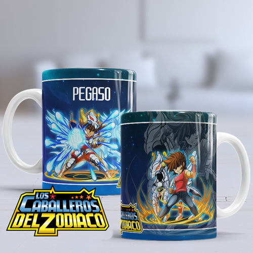 Taza personalizada Caballeros del Zodiaco