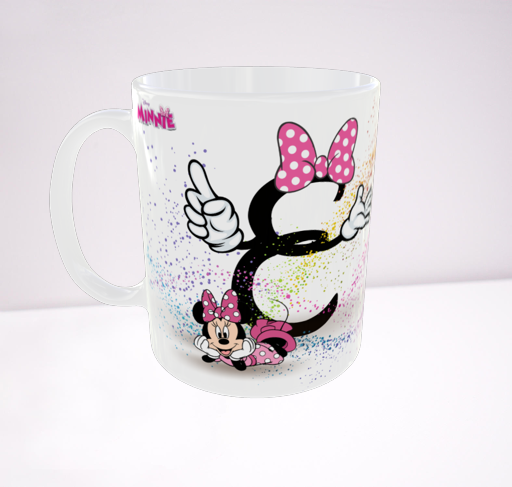 Taza personalizada inicial Minnie