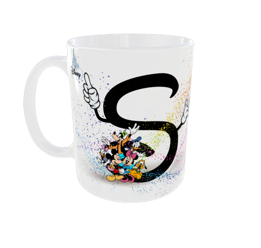 Taza personalizada inicial Mickey