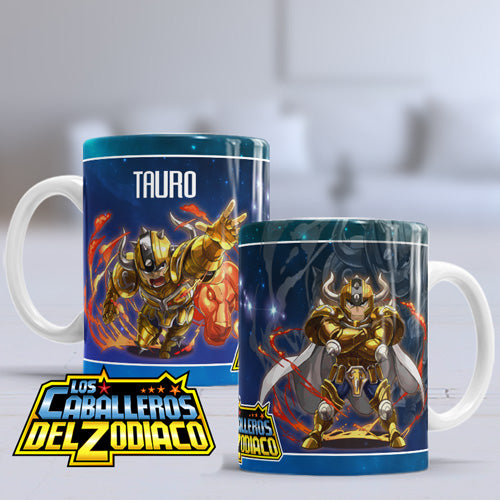 Taza personalizada Caballeros del Zodiaco